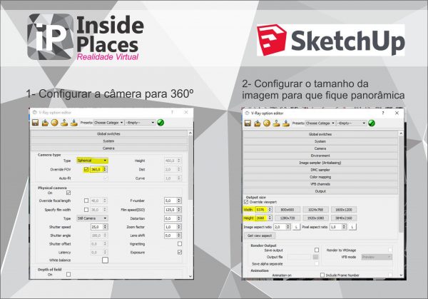 Renderizar 360 com o sketchup
